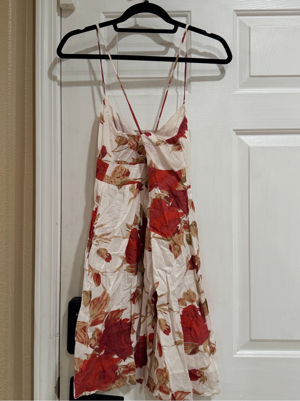Speechless Y2K White Mini Dress with Red Rose Print - Picture 6 of 6